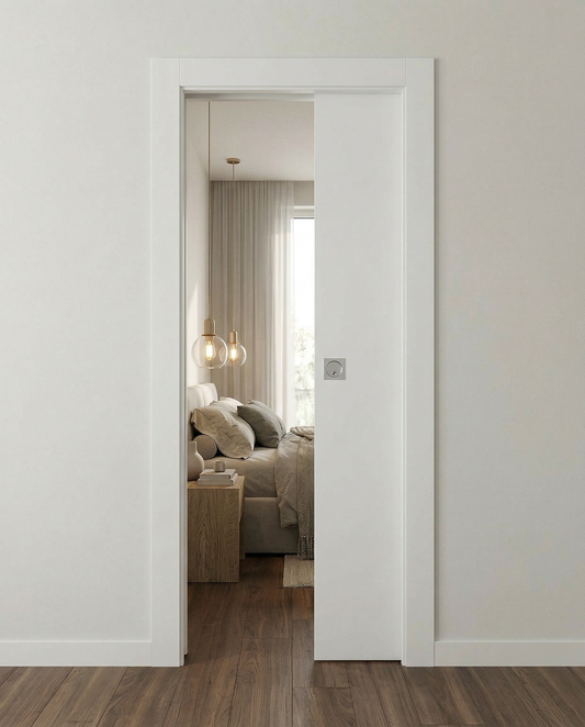 Porta Scorrevole in MDF Bianca