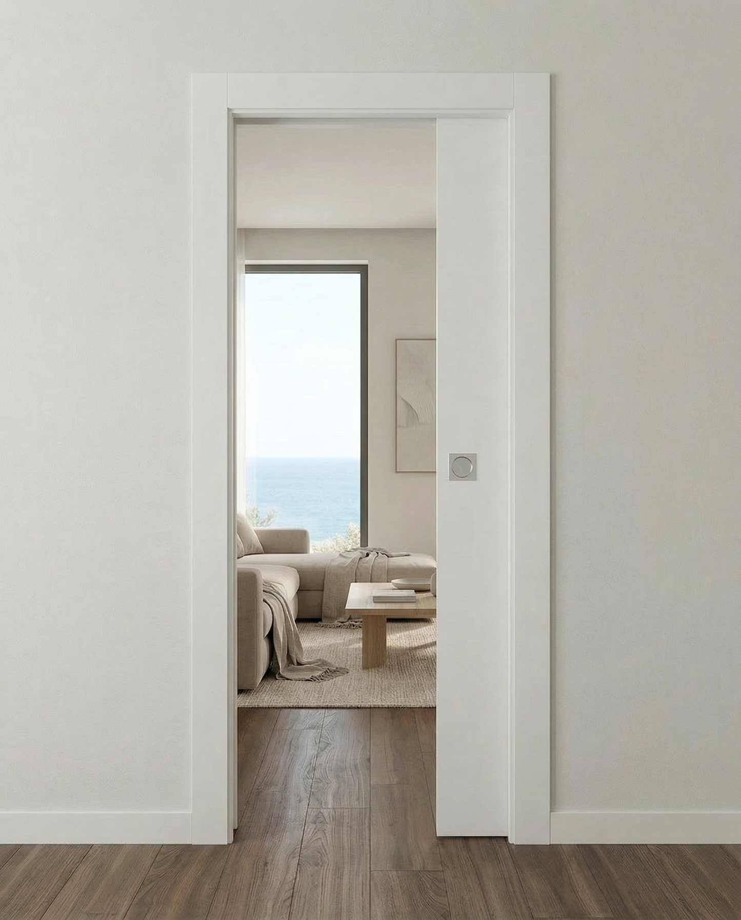Porta Scorrevole in MDF Bianca